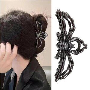 Halloween 3D Spider Hair Claw Clip